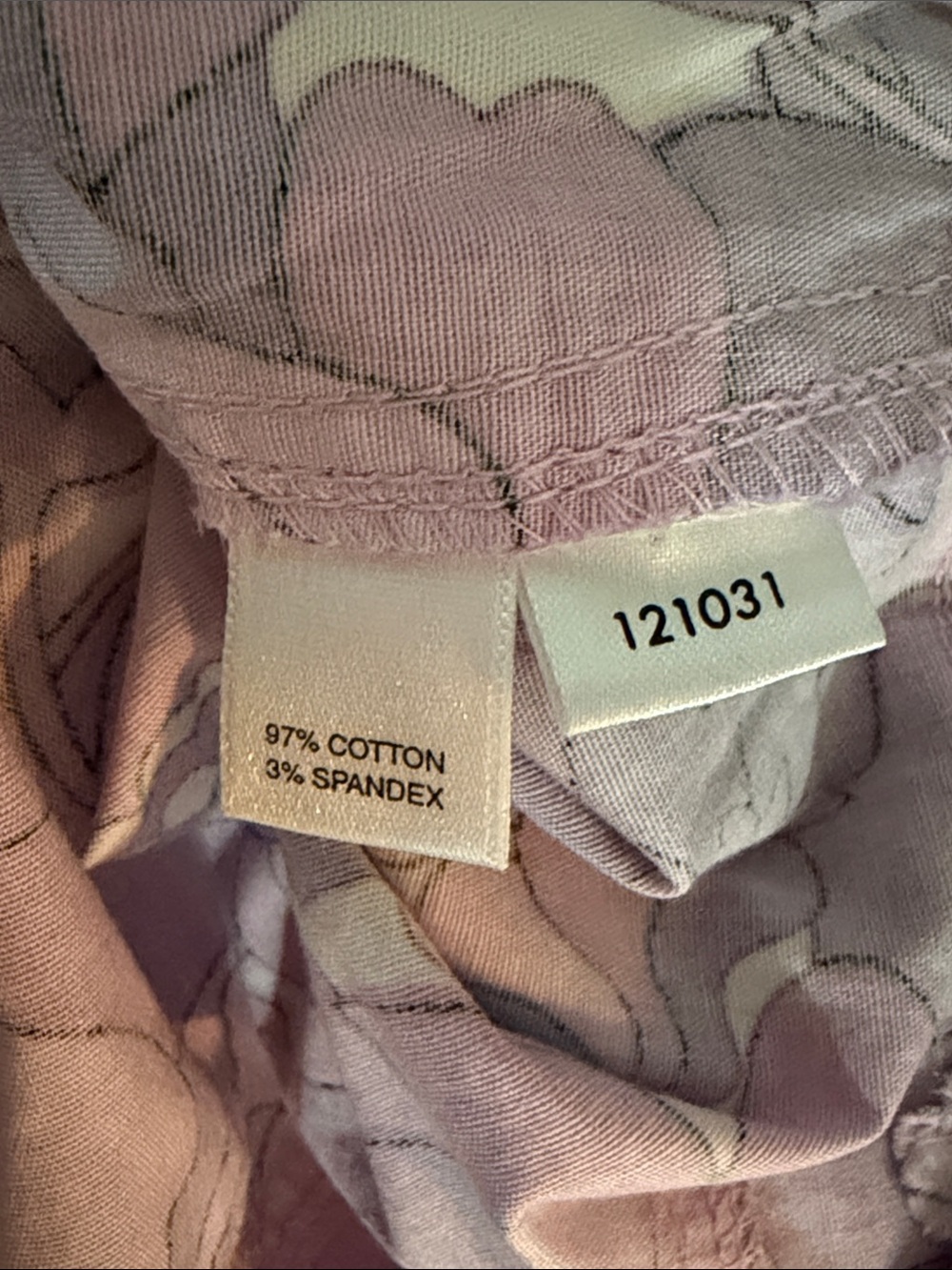 Ann Taylor LOFT Lavender Purple Floral Skirt Sz 16 - Picture 8 of 8